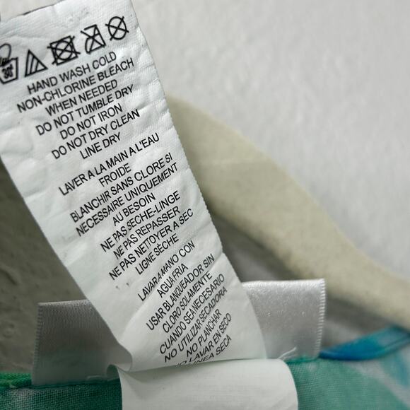 La Blanca Kimono Cover Up Size S/M Blue White Mermaid Embroidered Open Front - Picture 10 of 12